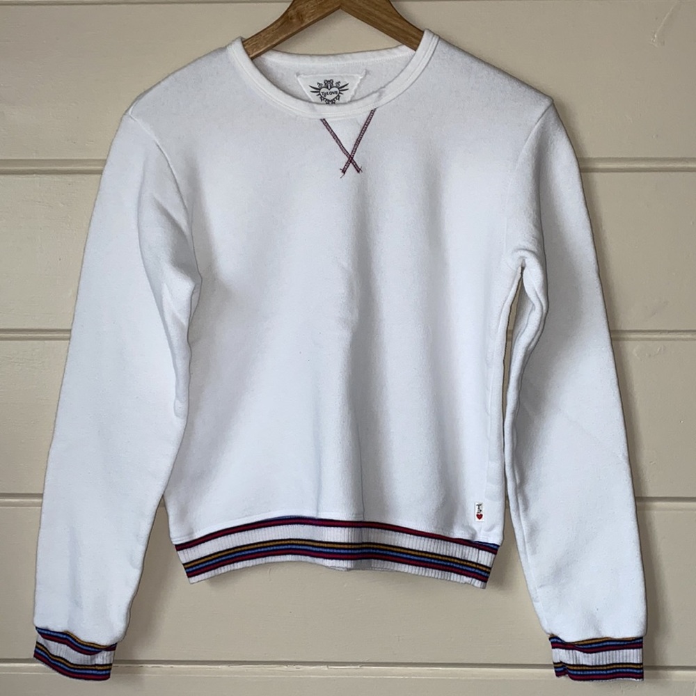 T2 Love Long Sleeves Pullover Sweatshirt Size 14
